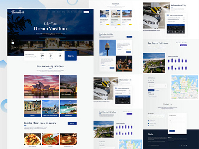 Vacation Rental Booking Website booking booking app booking system booking.com bookings dailyui landing page rental rental booking sydney tour ui uiux ux vacation website