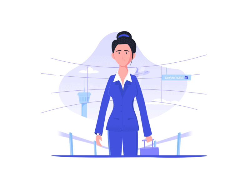 My Yoga Teacher #2 animation character animation explainervideo flat design gif motion design