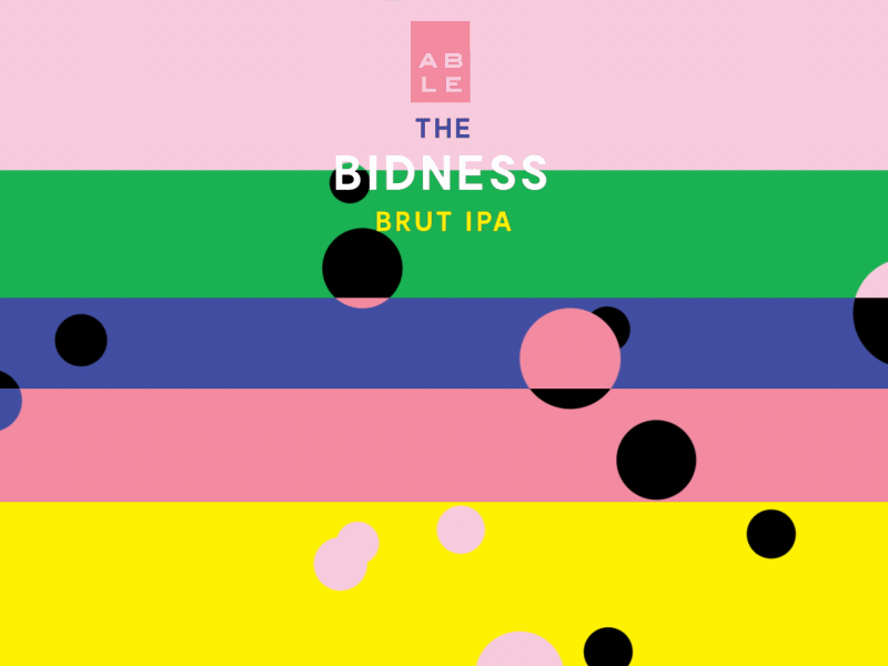 The Bidness — Beer Artwork 2d after effects alcohol animation animation design beer branding code flatdesign illustration ipa mograph motion motiongraphics stripes