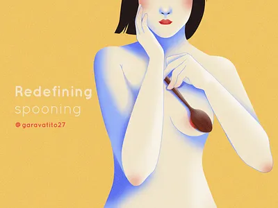 Redefining Spooning body boobs design hands illustration line art mexican mexican illustrator noise sexuality sexy spoon spooning texture vector woman woman illustration woman portrait womans women