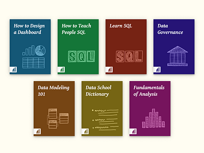 Data School book covers book covers cover design data visualization illustration