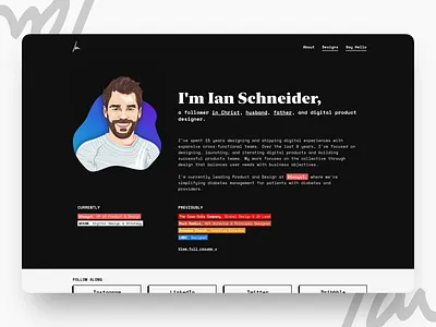 Shot #6692999 illustration personal personal brand photography portfolio portfolio design resume semplice website wordpress