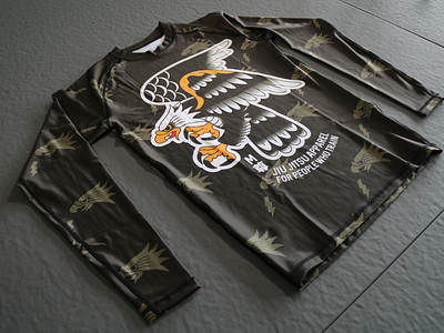 Wings of Victory Rash Guard apparel design branding design illustration