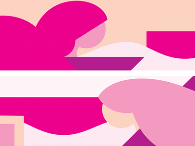 HerFlag color design illustration
