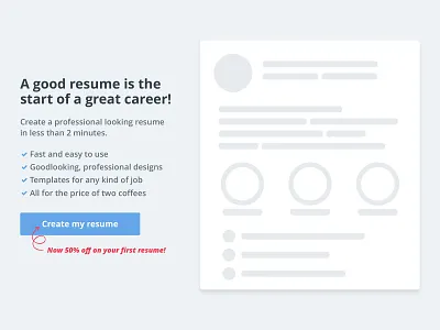Simple landing page - Daily UI #003 003 dailyui landing page