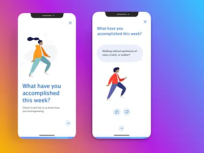 Quiz App Concept animation app design direction. interface minimal ui ux