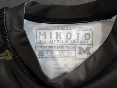 Mikoto Brand Size Tag apparel design branding design illustration