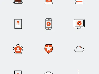 Identicons - Identity Icons Project app auth0 cloud color design draw graphic icons iconset identity illustration pixel server vector