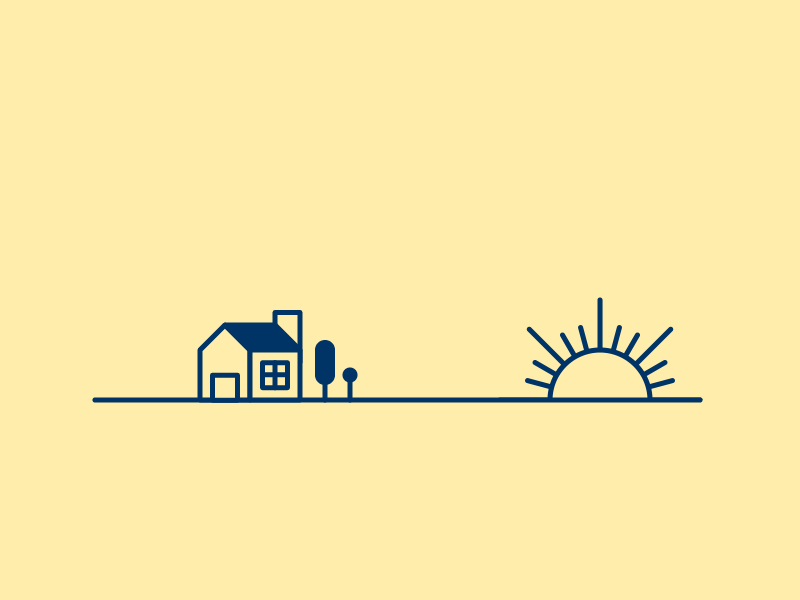 Day and Night after effects gif moon motion graphic sun