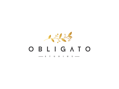 OBLIGATO PHOTO STUDIO brand identity branding branding design design illustraion logo photography