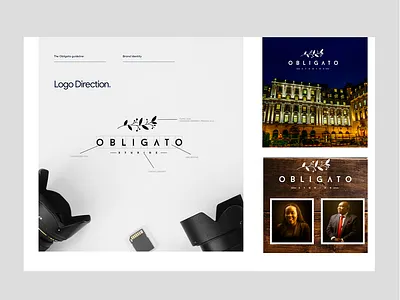 OBLIGATO STUDIO REDESIGN brand identity branding branding design logo