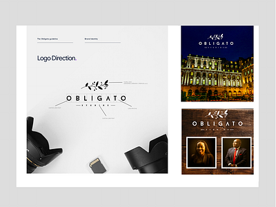 OBLIGATO STUDIO REDESIGN brand identity branding branding design logo