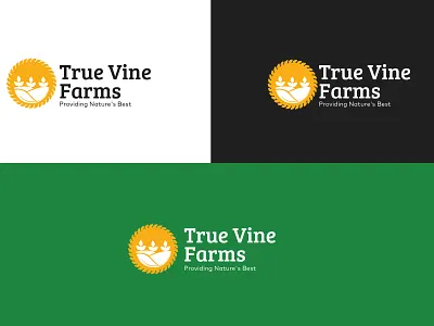 True Vine Logo brand identity branding design design farming illustraion logo design logodesign