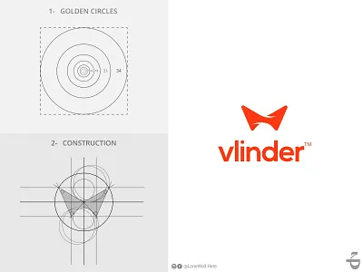 Vlinder app app logo brand brand agency branding butterfly butterflylogo creative logo design designer golden ratio golden ratio logo graphic art graphic design logo graphic designer logo logo app logo deisgn logos vlinder