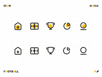 Icon Design-Football Match design icon match sports ui