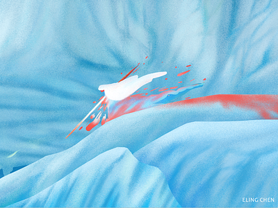 [meeting the spirit monster] -illustration design atmosphere design design illustration myth
