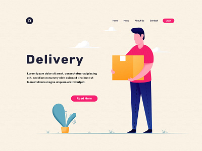 Delivery illustration character d delivery delivery boy delivery man fast delivery illustration man read more vector web worker