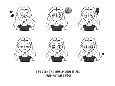 Head portrait 插图 设计