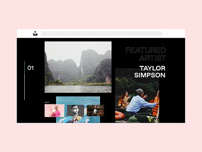 Daily UI Challenge 003: Landing Page — Unsplash animation app branding design logo minimal type typography ui ux web web design website