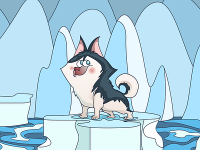 Siberian Husky illustration