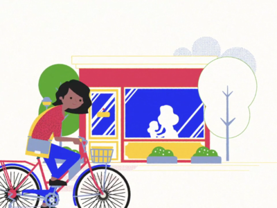 Linandes animation character design ecoquartier illustration motion motion design