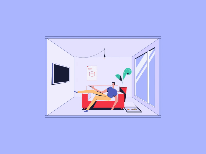 Nezzt 3d binoculars family frame by frame granny happy housing lamp look looking modular perspective pizza room seagull student turn turnaround window