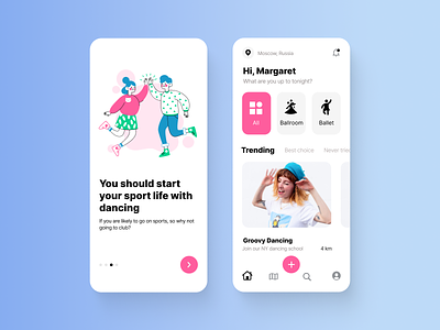Dancing App Design