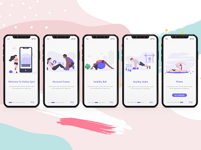 Onboarding Design app ui ux