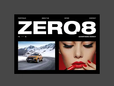 Agency Portfolio agency agency branding agency website branding minimalistic portfolio typography uidesign web web design webdesign