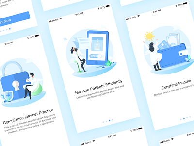 Boot page illustration ui