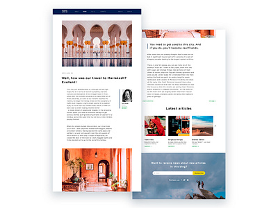 #DailyUI 35 Blog 2019 web design blog design blog ui blog ux dailyui design design trends design trends 2019 flat inspiration landing page design landingpage landingpagedesign minimalism popular design ui uidisign ux web website