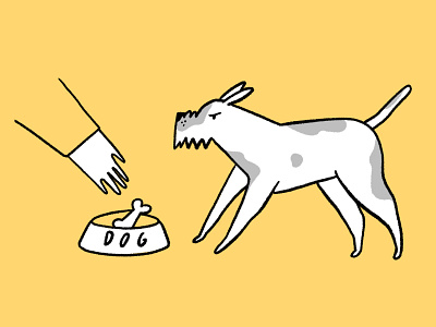 Angry Dog character colors design dog dog illustration illustration magazine illustration yellow