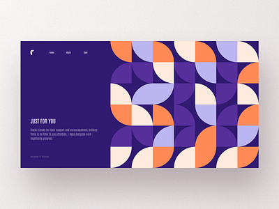 Just for you card design