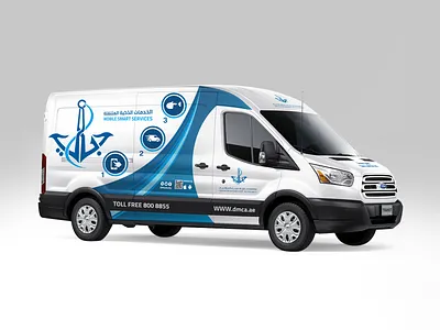Van design branding creative design mobile van printing van design