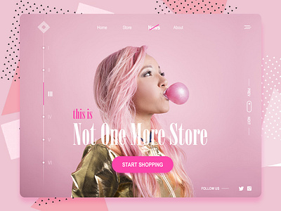 New Store banner design dribbble shop shot ui ux design web