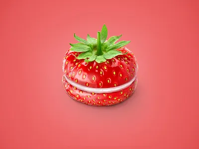 Srawberry Macaron macaron macaroni macarons strawberry