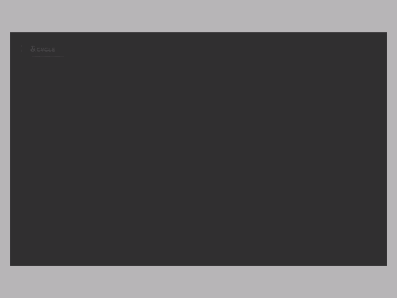 &CYCLE animation concept grid layouts interaction interaction design invision studio invisionstudio ui ui design ux web design web design