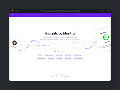 Website Design For Montra design figma framer hero hero design landing landing page page ui ux web website website concept website creator