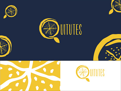 Quitutes Logo 2d adobe art blue brand branding color creative dailyui design download dribbble flat free graphic design icon illustration logo logotype vector