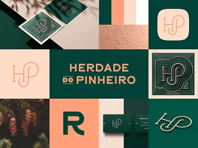 Herdade do Pinheiro, Brand Identity brand designer brand identity brand identity designer branding bruno silva brunosilva.design design graphic design herdade do pinheiro logo logo design logo designer logotype monogram portugal print symbol typography vector wordmark
