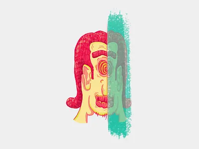 GlassFace charactedesign design digital art digital illustration digital painting digitalart dribbble illustraion illustration illustration art illustrations illustrator photoshop printmaking sticker stickers wacom