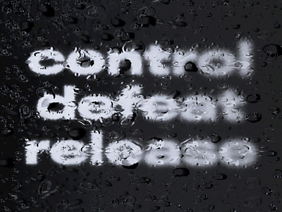 control. defeat. release 36daysoftype 3d experiment font type typeface typography