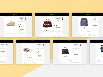 LUXclass // E-commerce // Product page ecommerce ecommerce design luxury luxury fashion product product page ui ui design ux ux design ux ui uxdesign web web shop webshop webstore