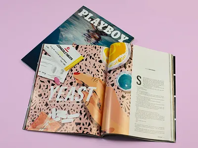 Illustrations for Playboy Magazine design editorial art editorial illustration female illustration illustrator josephinerais modern art pattern playboy pro create procreate women