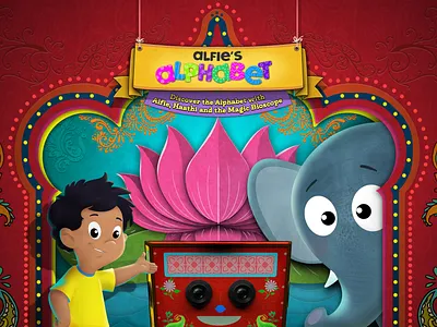 Alfie Alphabet App for Kids animation app character design childrens book design editorial illustration educational illustration illustration