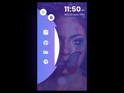 concept lock app for Designer animation app art branding character clean design flat graphic design identity illustration illustrator logo design minimal type typography ui ui design ux vector