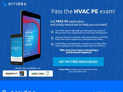 Landing Page for Arrideo design landing page landing page design landing page ui ui unbounce unbounce design unbounce landing page ux web design