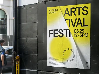 Blue Roof Studio Arts Festival art art direction black and white brand identity branding collateral design design festival poster graphic design identity design la logo los angeles photography poster poster design print print design type typography