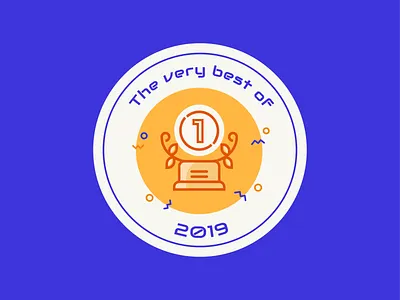 Daily UI 63 — Best of badge branding colorful daily ui challenge dailyui design logo sticker ui