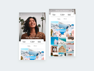 Daily UI #006 - User Profile 006 app dailyui design profile ui